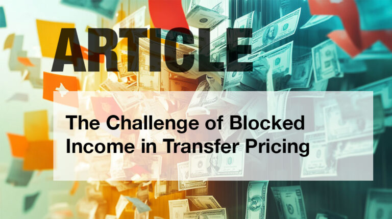 The Challenge of Blocked Income in Transfer Pricing - Prof. Dr. Daniel ...